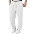 thumbnail image 1 of Aocisk Kids Jogger Pants Casual Soft Comfortable Sweatpants for Everyday Wear Loose Fit Elastic Waistband Breathable Kids Trousers Girls White 11-12 Years, 1 of 9