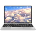 thumbnail image 1 of Aocwei Laptop Windows 10 14" 64GB Storage Support 1TB SSD Expansion 6GB RAM 1920x1080 FHD Traditional Laptops Computer 2.4G+5G WiFi Bluetooth 4.2 USB HDMI Aocwei for Work with Wireless Mouse-Silver, 1 of 10
