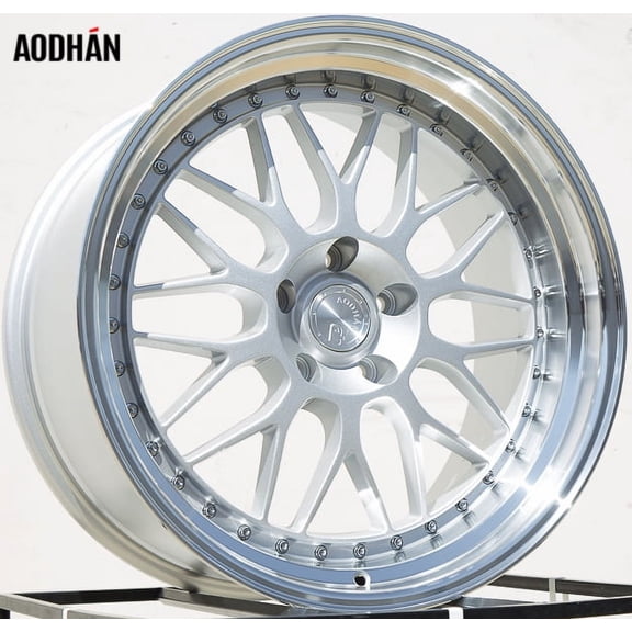 AodHan Wheels Rim AH-02 19x9.5 5x114.3 73.1CB +22 SILVER MACHINED LIP