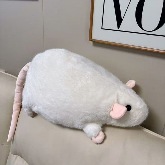 Aodebiao 13 Inch Mouse Stuffed Animal Fake Rat Stuffed Animals Soft Realistic Rat Plush Cute Pranks Spoof Plush Toy for Birthday Surprise Home Decor Party Favors