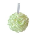 thumbnail image 1 of Aodebiao 1PC Exfoliating Bath Shower Loofah Sponge Pouf - 80g Mesh Body Wash Scrunchie for Soft Skin, PE Material, Promote Blood Circulation, 1 of 5