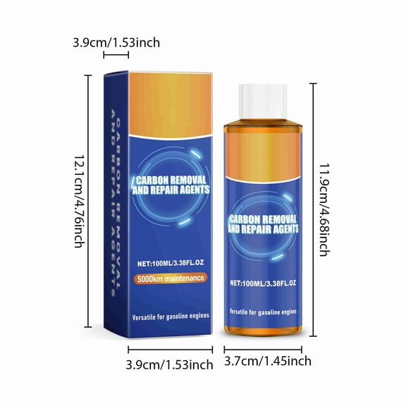 Aodebiao 3 Packs Engine Carbon Cleaner & Wear Protector - Fuel System Treatment for Cars, Gas & Diesel Engines, Reduces Friction, Improves Performance & Fuel Efficiency