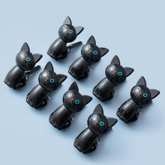 Aodebiao 8 PCS Cute Chip Clips, Funny Bag Clips, Food Clip for Bags Packages Snacks, Fun Kitchen Snack Bag Sealer for Airtight Seal Storage Keep Food Fresh, Office Paper Holder, Assorted Designs