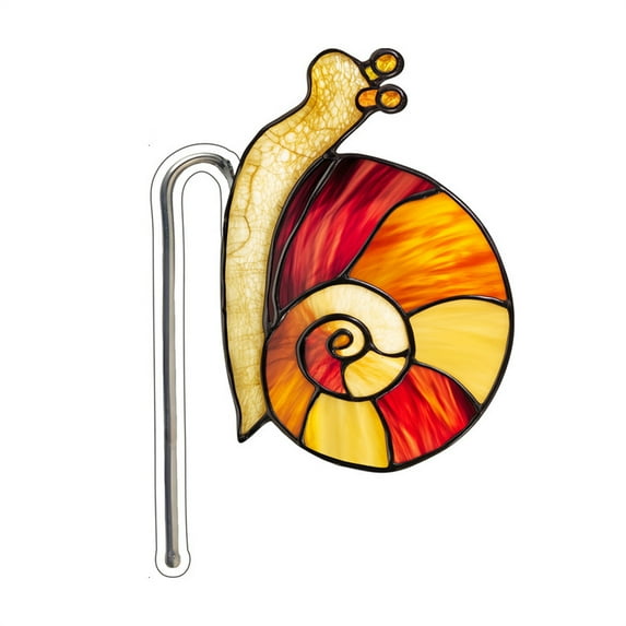 Aodebiao Acrylic Snail Planter Decor - Decorative Flower Pot Insert with Transparent Colorful Design, Eco-Friendly Multi-Purpose Desk Decor & Gift for Home Office