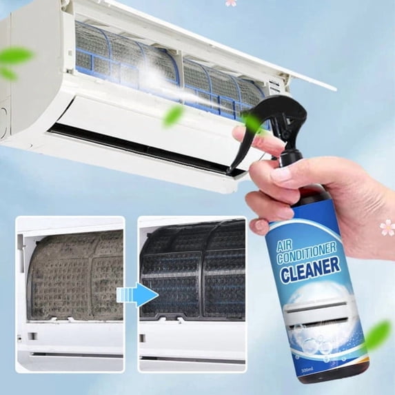 Aodebiao Air Conditioner Cleaner Foaming Spray, AC Coil Cleaner & Deodorizer, HVAC Maintenance Kit for Home and Wall-Mounted Units, Non-Toxic Deep Cleaning Solution