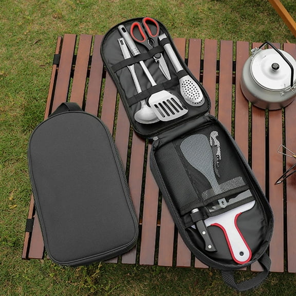 Aodebiao Camping Essentials Accessories Camping Gear Must Haves, Cooking Utensils Set Rv Camping Kitchen Backpacking Supplies Camper Gadgets Outdoor Hiking Travel Picnic Gifts