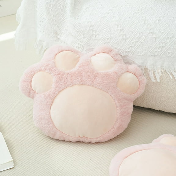 Aodebiao Cat Paw Pillow Cat Paw Shaped Throw Pillow Floor Pillow Cushion Cute Preppy Funky Desk Plush Chair Cushion Decorative Throw Pillows for Girls Adults