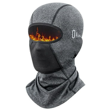 Aodebiao Cold Weather Balaclava Ski Mask, Windproof Fleece Face Thermal , Hunting Cycling Motorcycle Neck Warmer Hood Winter Gear for Men Women