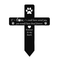 Aodebiao Custom Pet Memorial Plaque Personalized Acrylic Dog Memorial Plaque with Photo Engraving Pet Loss Gift Sympathy Remembrance Pet Grave Marker Outdoor Garden Memorial Stone