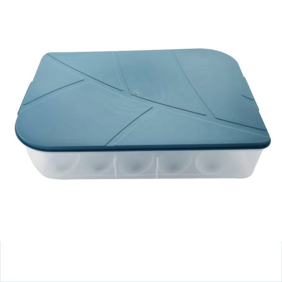 Aodebiao Deviled Egg Containers with Lid, 20 Portable Storage Carrier with Lid for Eggs BPA-Free Egg Holder for Refrigerator Clear Egg Organizer for Easter Thanksgiving Party Home Kitchen Supplies