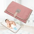 thumbnail image 1 of Aodebiao Diaper Changing Pads for Baby, Flower Change Mat, Layers Waterproof Change Pad Foldable Absorbent Mats for Women men, Reusable Incontinence Underpads for Patient, 1 of 5