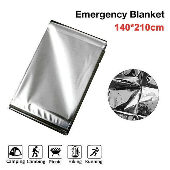 Aodebiao Emergency Mylar Blanket, Emergency Blanket Space Blanket Survival Rescue Insulating Reflective foil kit Outdoors Hiking Camping Blanket Perfect for Outdoors, Hiking, Camping Survival
