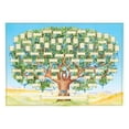 thumbnail image 1 of Aodebiao Family Tree Chart to Fill in, Generation Genealogy Poster, Blank Fillable Ancestry Chart, Family Tree Diagram Canvas, Gifts, 1 of 1