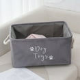 thumbnail image 1 of Aodebiao Foldable Storage Basket - Small Collapsible Canvas Containers Organizers with Handle for Home Decor or Storing Toys, Keys, Sundries, Little Crafts. 16*12*8 inches, 1 of 6