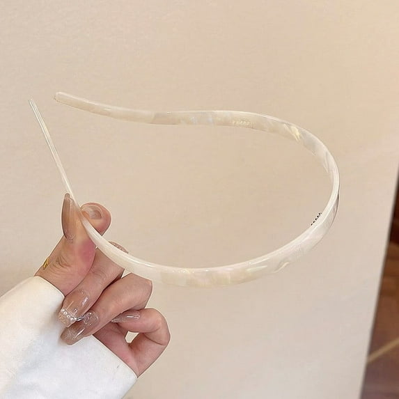 Aodebiao Glasses-Friendly Headbands for Women - Acetate Hair Bands Designed to Wear with Eyewear - No Pressure Comfort Fit- Fashion Thin Non-Slip Headband