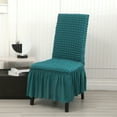 thumbnail image 1 of Aodebiao High Stretch Chair Covers for Dining Chairs Covers Set of 4 Removable Dining Room Chair Covers with Skirt Spandex Parson Dorm Chair Slipcovers Protector for Kitchen Wedding Party Banquet(, 1 of 6