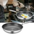 thumbnail image 1 of Aodebiao Honeycomb Stainless Steel Frying Pan Nonstick Induction Compatible Even Heating Durable Cookware for Home Kitchen Sauteing Frying Searing, 1 of 9