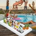 thumbnail image 1 of Aodebiao Inflatable Serving Bars Ice Buffet Salad Serving Trays Food Drink Holder Cooler Containers Indoor Outdoor BBQ Picnic Pool Party Supplies Luau Cooler w Drain Plug, 1 of 9