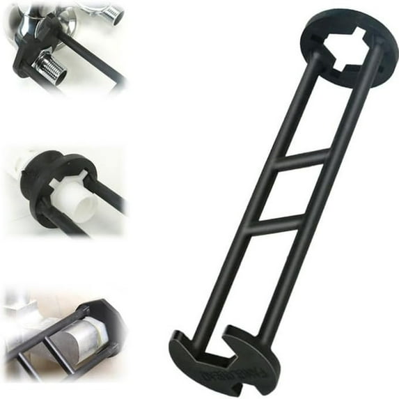 Aodebiao Multifunctional Sink Wrench ,Plumbing Wrench for Tight Spaces,Faucet Installation Tool for Kitchen Bathroom, Under Basin Pipe & Angle Repair Plumbing Tools (A)