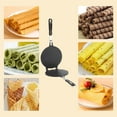 thumbnail image 1 of Aodebiao Non-Stick Waffle Cone Maker, Aluminum Alloy Egg Roll Ice Cream Cone Maker Crispy Omelette Pancake Pan Easy Kitchen Baking Cooking Tools with Heat-insulation Handle, 1 of 6