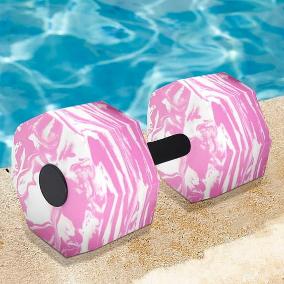 Aodebiao Octagon Camouflage Floating Dumbbells - Buoyant Water Aerobics Equipment for Yoga/Rehab, Quick-Dry & Non-Toxic (Swim Training & Pool Fitness)