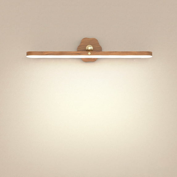 Aodebiao Plastic LED Wall Sconce Magnetic 360°Rotate Mounted Mini Lamp Brightness Adjustable Nightlights Rechargeable Battery Powered Reading Light for Bedside Hallway Living Room