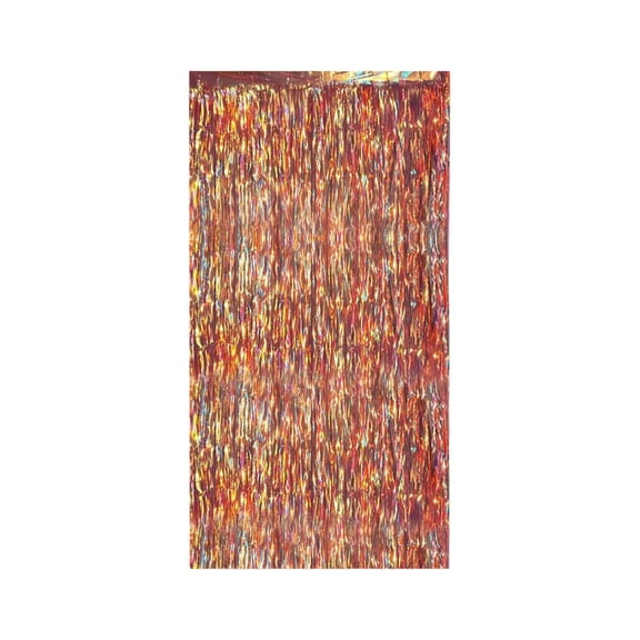 Aodebiao Rainbow Fringe Curtain Party Streamers Foil Fringe Backdrop Curtains for Birthday Wedding Bridal Baby Shower Holiday Tinsel Streamers Rainbow Party Decorations Door Streamer