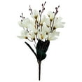 thumbnail image 1 of Aodebiao Real Touch Magnolia Flower Stems Artificial Fake Flowers for Home Decor Wedding Centerpiece Hotel Table Arrangement Realistic Blossom Branches Living Room Office Vase Floral Decorations, 1 of 6