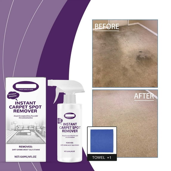 Aodebiao Resolve Professional Strength Spot and Stain Carpet Cleaner, Carpet Cleaner, Carpet Cleaner Solution, 120ml