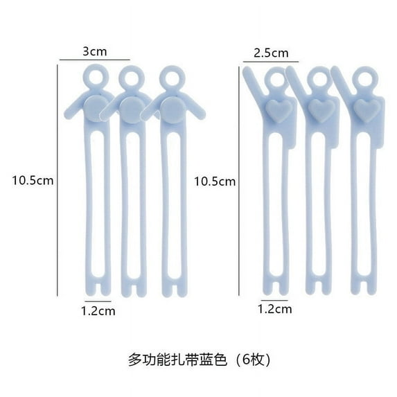 Aodebiao Silicone Cable Ties, Cord Ties Cord Wrap, Cable Ties Reusable, High Elasticity Cord Wraps for Electrical Cords, Cord Organizer for Earphone, Phone Charger