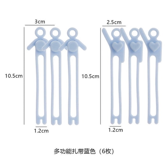 Aodebiao Silicone Cable Ties, Cord Ties Cord Wrap, Cable Ties Reusable, High Elasticity Cord Wraps for Electrical Cords, Cord Organizer for Earphone, Phone Charger