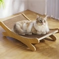 thumbnail image 1 of Aodebiao Sisal Cat Scratcher Bed for Indoor Cats Hammock for Scratching Pad Cat Chair Nartural Sisal Scratch Post for Large Cats Scratcher Lounge, Wooden Cat Furniture, 1 of 6