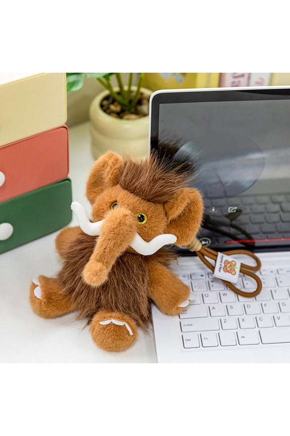 Stress Relief Plush Doll Keychain Desktop Companion Squishy Toy Gift for Friends