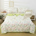 thumbnail image 1 of Aodebiao Summer Cooler Quilt Green Toile Farmhouses Soft Breathable For Hot Sleepers And Night Sweats Cooler Comforter Double Sided Cold Effect Blanket Cooler, 1 of 6