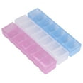 thumbnail image 1 of Aodebiao 1pc Weekly (7-Day) Pill Organizer, Vitamin Planner & Medicine Box with Large Compartments, Easy-to-Open BPA-Free Case for Pills, Vitamins & Supplements, Travel-Friendly, 1 of 7
