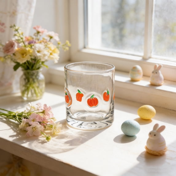Aodebiao fruit Pattern Highball Glasses Tall fruit Drinking Glasses Summer Drinkware or Iced Tea, Cocktails, Juice-summer fruitThemed Glassware