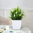 thumbnail image 1 of Aodebiao summer flower Small Fake Plants in Pot Artificial Plant Eucalyptus Faux Potted Greenery Wheal Grass for Home Decor Indoor Bathroom Office Desk Shelf Bedroom Kitchen Cabinet Decorations, 1 of 6