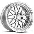 thumbnail image 1 of Aodhan AH02 5x120 19x8.5 +35 Silver w/ Machined Lip, 1 of 3