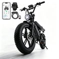 thumbnail image 1 of Aoemoe 20'' Fat Tire Electric Mountain Bike for Adults, 500W 48V 15Ah Battery, 28MPH High-Speed Cruiser Ebike, All-Terrain Bicycle with Front Suspension & LED Display UL2849, 1 of 7