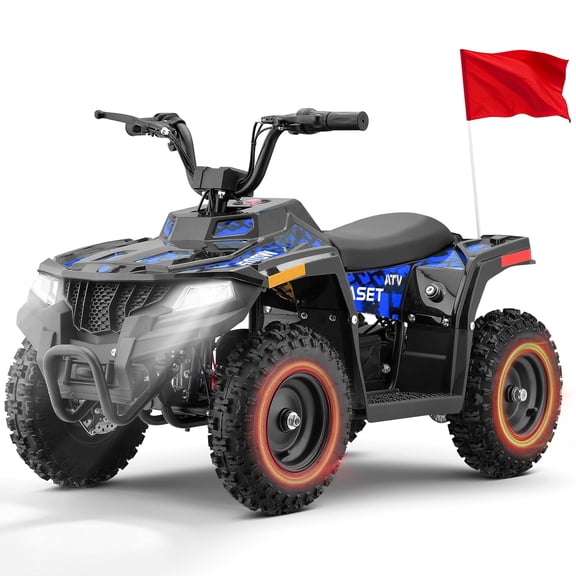 Aoemoe 36V Battery-Powered Ride-On Off-Road Buggy – 2-Speed Parent-Lock, 10-Mile Range ,Blue
