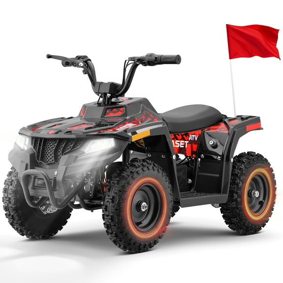 Aoemoe 36V Battery-Powered Ride-On Off-Road Buggy – 2-Speed Parent-Lock, 10-Mile Range ,Red