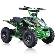 Aoemoe 500W Ride-On Racer   15mph Speed, 36V Battery, 45 60 Min Play, Green