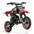 thumbnail image 1 of Aoemoe DB1 Gasoline 50CC Dirt Bike, RED, 1 of 9