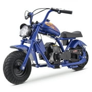 Aoemoe Gas Mini Chopper Bike, DB004 Model 49.4 CC 2-Stroke Powered Mini Bike, Blue