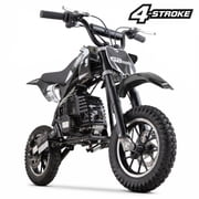 Aoemoe Kids Dirt Bike, Perfect Starter Gas Dirt Bike for adventure,Sturdy 40cc dirt bike for Beginner 45×24×16in,4-Stroke,BLACK
