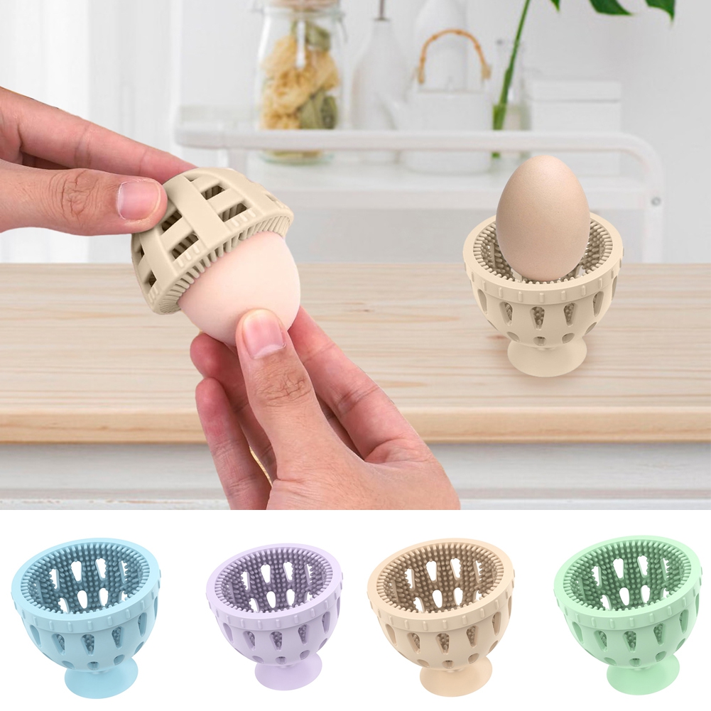Aofa Silicone Egg Washer Egg Cleaning Brush Flexible Silicone Egg