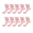 thumbnail image 1 of Aofany 10 Pairs Women Ankle Socks, Lightweight Mid-calf Socks for Women Ankle Athletic Sports Running Short Casual Socks, 1 of 6