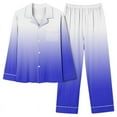 thumbnail image 1 of Aofany 2024 Women Pajama Sets 2 Pieces Long Sleeve Sleepwear Sets Comfy Pj Sets Homewear, 1 of 2