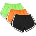 thumbnail image 1 of Aofany 3pc Dolphin Shorts for Women Summer Athletic Gym Sports Shorts for Yoga Running Soft Comfy Plus Size Workout Shorts Breathable Elastic Drawstring Lounge Shorts, 1 of 7