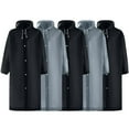 thumbnail image 1 of Aofany 5 Pack Raincoats for Adults Reusable, EVA Rain Ponchos Lightweight Rain Coat Waterproof Rain Gear for Men and Women, 1 of 8